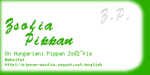 zsofia pippan business card